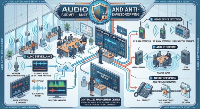 Audio Surveillance and Anti-Eavesdropping Solution